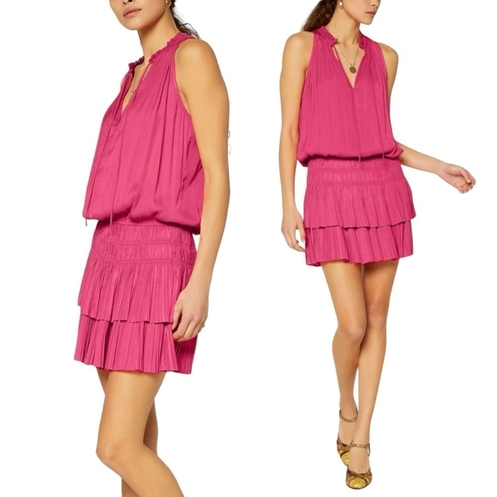 CURRENT AIR x ANTHROPOLOGIE Maude‎ Pleated Skirt Dress